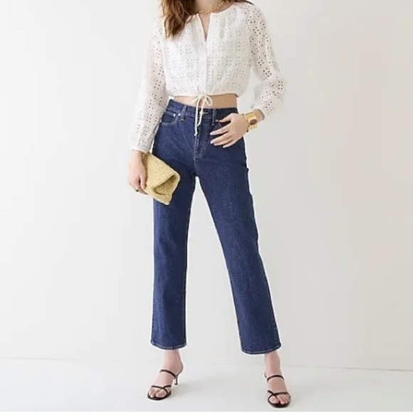 J. Crew | Classic Straight Dark Wash Jeans Size 29 - Picture 1 of 11